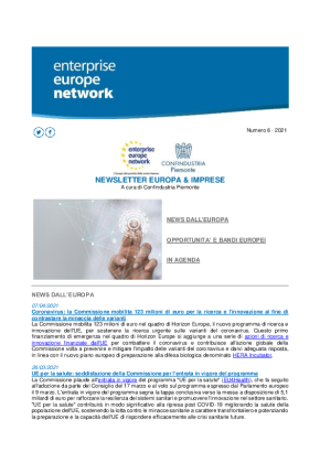 Newsletter Europa & Imprese 6-2021